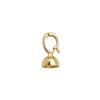 14K Gold-Filled Smooth Round Clasp for DIY Pearl Necklace Accessories