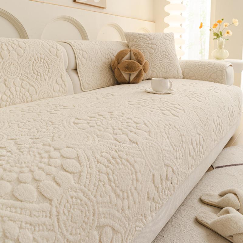 Pokrowiec na sofę Tkanina Ręcznik Pełny Pokrowiec Cztery Pory Roku Uniwersalna Poduszka na Sofę Antypoślizgowy Skórzany Pokrowiec na Sofę