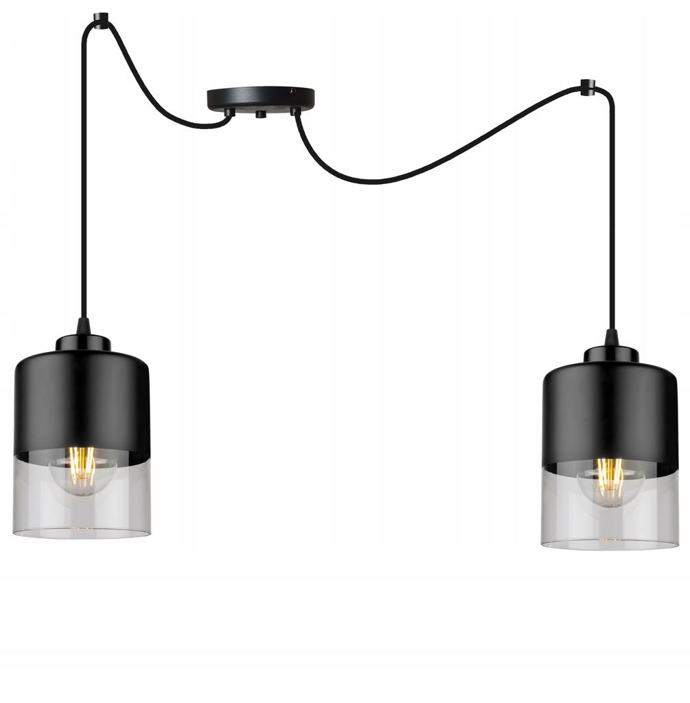 MODERN GLASS SPIDER CEILING HANGING LAMP