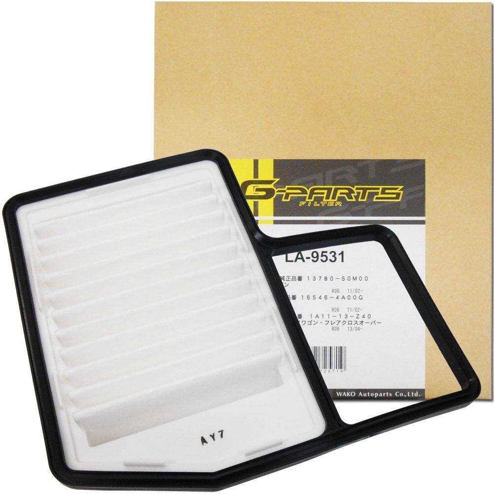 

Air for MR and Carol Original Brand by Genuine Filter Manufacturer G-PARTS Filter/Cleaner Suzuki, Nissan, Mazda, Alto, Wagon, Moco, (DBA-HA35S,