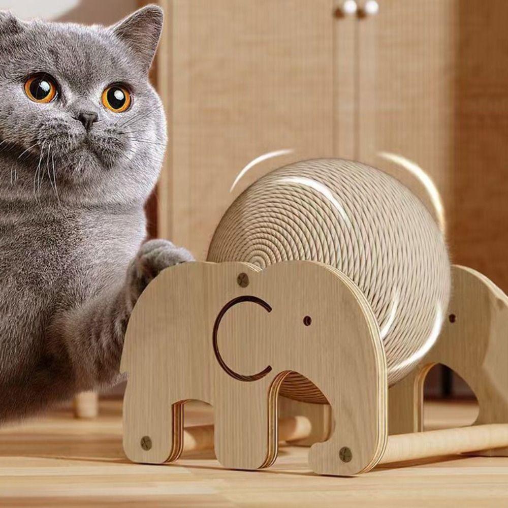 Wear-resistant Cat Scratching Ball Toy Non-Slip Cat Scratching Board Pet Furniture