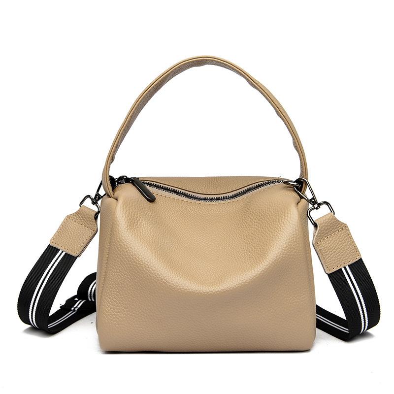 Měkký kožený polštář Podpažní výklenková taška Dámská velkokapacitní přenosná ramenní diagonální závěsná dámská taška