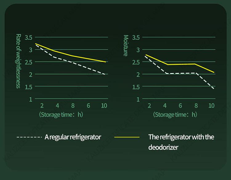Refrigerator Ozone Air Purifier - Bacteria Removal & Odor Deodorizer