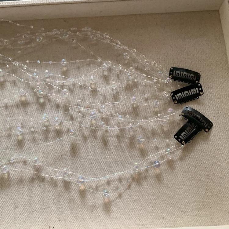 

Заколка для волос с кисточками из бисера русалки и аксессуар в виде утконоса