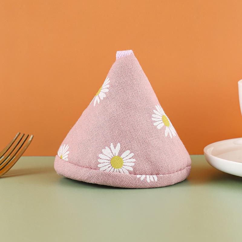 Japanese Triangle Anti-Scald Pot Lid Handle & Ear Covers - Heat Insulation Gloves for Cast Iron Cookware