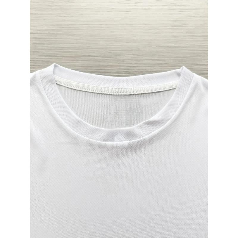 European Sizes Men'S Verse Print T-Shirt -Featuring a Regular Fit with a Round Neck And Short Sleeves, Suitable for Casual And Athletic Wear