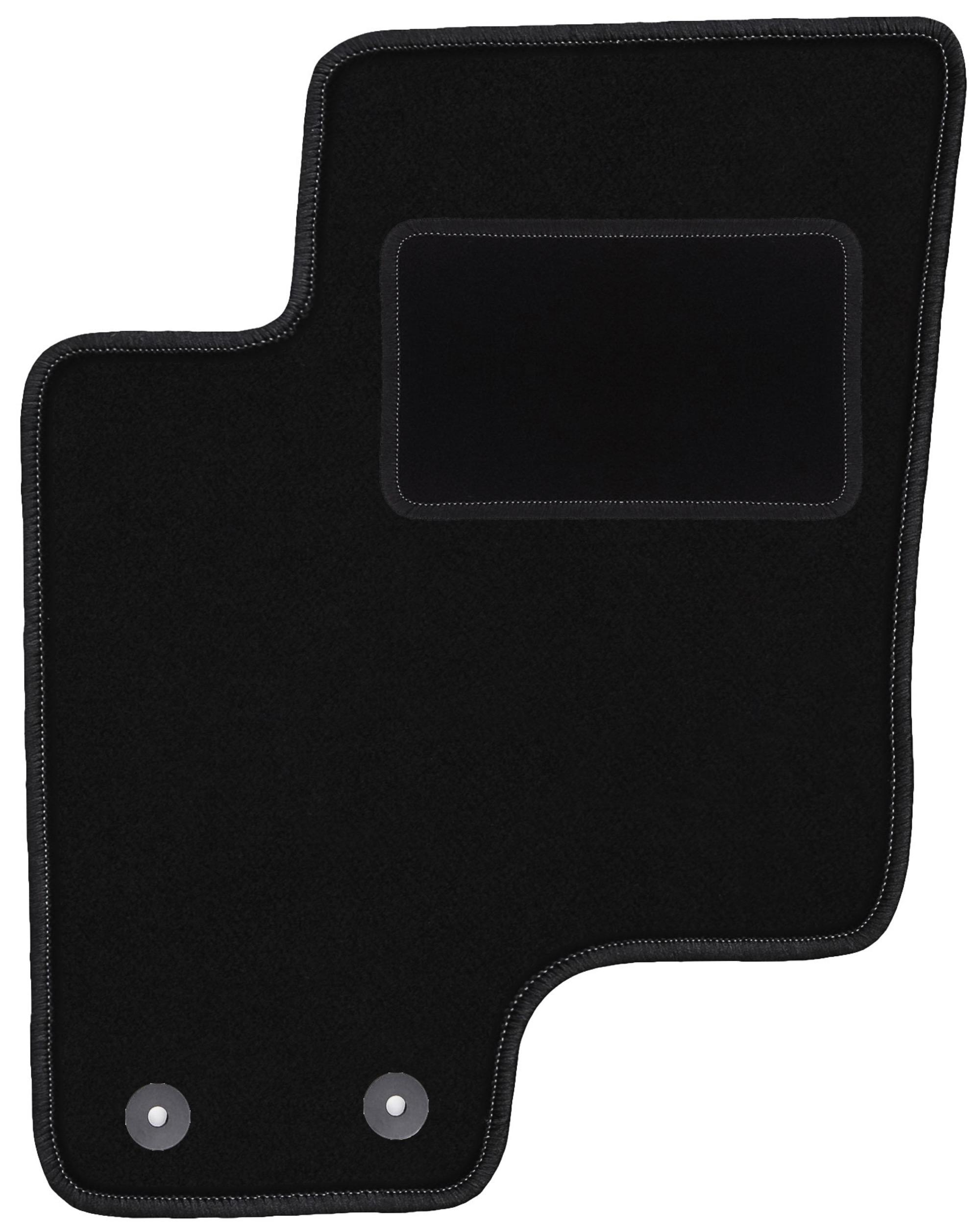 Zwarte bestuurdersmat voor: Hyundai Getz hatchback (2002-2010)
