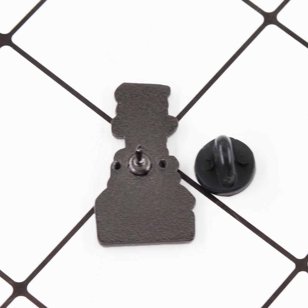 Navy Justice Anime Badge: Trendy Metal Brooch for Backpack & Clothing