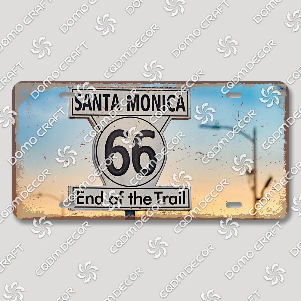 Vintage US Route  Tin Sign Metal Wall Art Decor  Retro Car Poster Plaque for Garage Motel Bar Club Gas Station  Perfect Home Dec