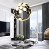 Italian designer pendant lamp  moon lamp white Black Color suspension lamp Bedroom Dining room Kitchen island chandelier