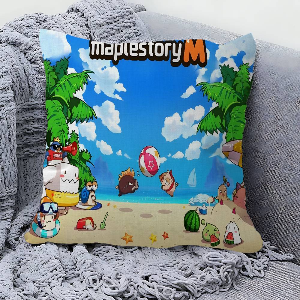 Game Maplestory In Stocked Gamer Pillow Cover for Bedroom Room and Living Room Sofa Decorative Cushion Cover