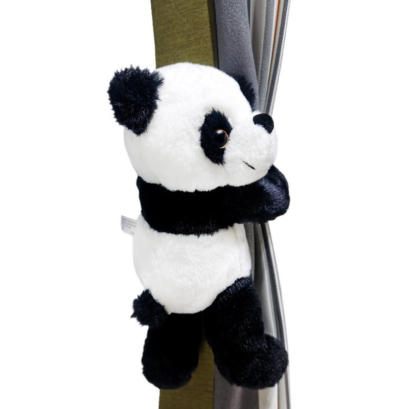 Plush Panda Window Curtain Tieback Decorative Hanging For Bedroom Decoration