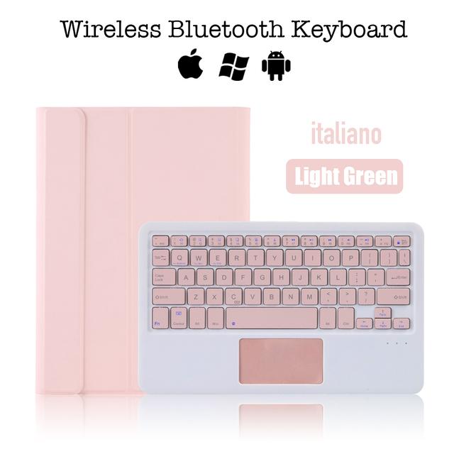 Wireless Portable with Pencil Stand Bluetooth Touchpad Keyboard Case for Samsung Galaxy Tab S8 11 2022 Tablet Protective Cover