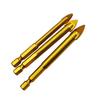 Diamond Alloy Hexagonal Triangle Drill Bit for Glass, Tile, and Concrete