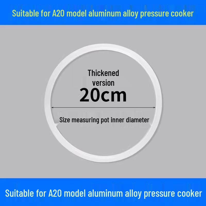 Universal Silicone Pressure Cooker Gasket, Old-fashioned Seal, 20/22/24/26cm Sizes.