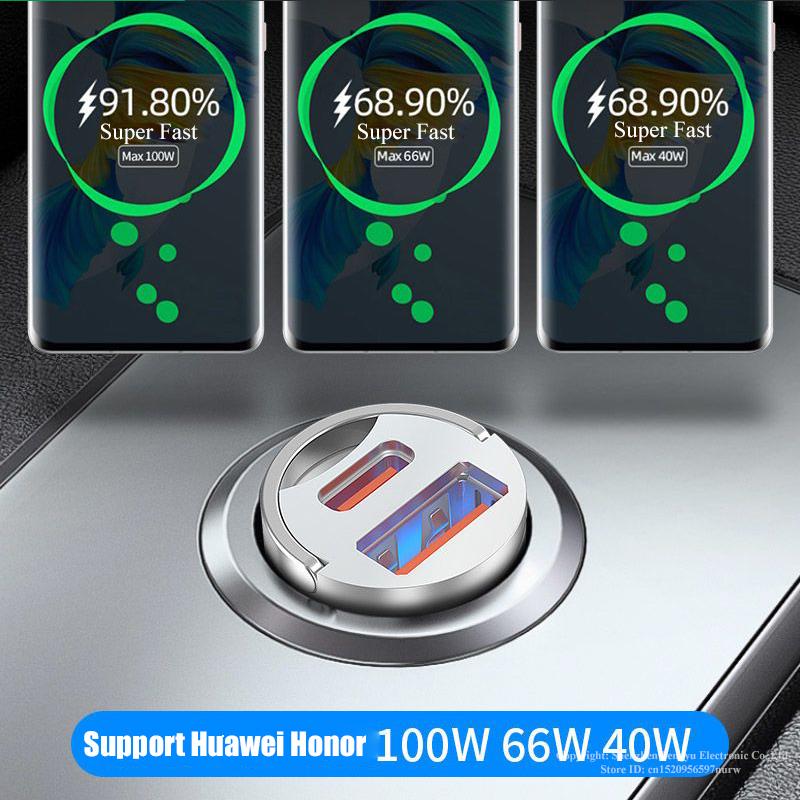 Usb C Car Charger Mini Metal Super Fast Charging Adapter Type C For Iphone 14 13 12 Pro Max 11 8 Plus Ipad Huawei Xiaomi Samsung