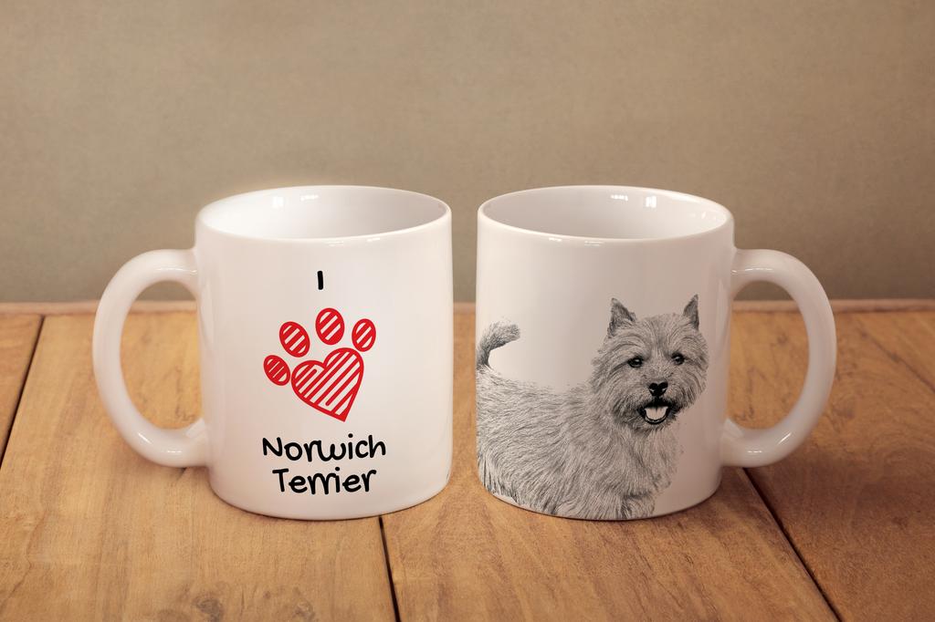 Norwich Terrier - Cup with a Dog, Cute Cup with Graphics, a Gift with Your Photo from the Art-Dog Brand