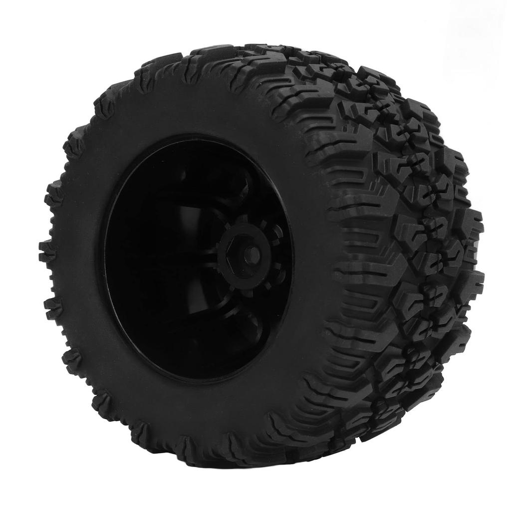 RC Monster Truck Tire Black Truck Wheel 12mm Hex Tire 1/10 1/10
