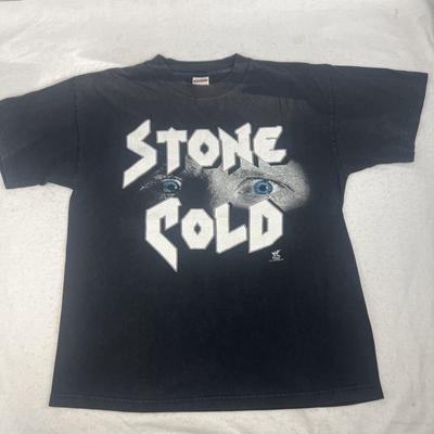 Vintage 90s Stone Cold Steve Austin 100% Whoop Ass T-Shirt Size L WWF WWE Unisex T-Shirt