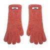 TUDE HAIRY FINGER HOLE GLOVES CORAL