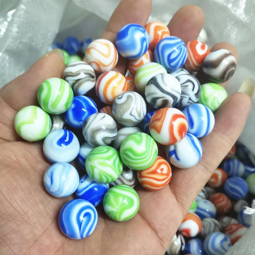 Glass Marbles Set for Games & Decoration - Sizes 14/16/19/25mm