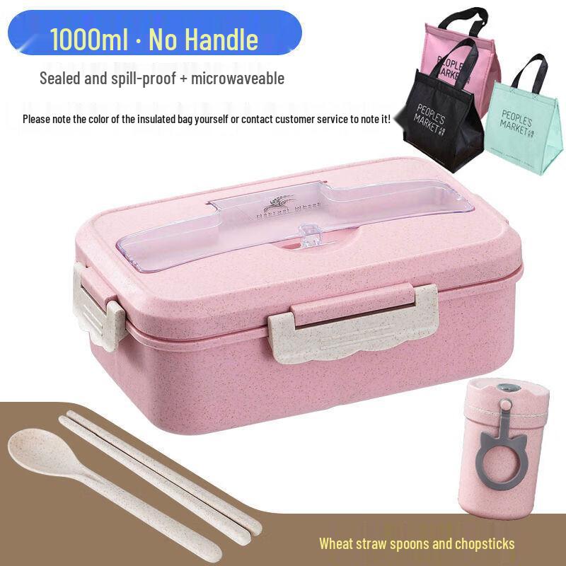 ZISIZ Wheat Straw Bento Box
