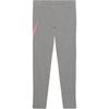 Nike Logo Print Casual Knit Sports Pants Kids Bottoms Gray CU8943-093