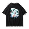 2026 Summer One Piece Luffy ACE Anime Graphic Tee Mens Oversize Y2K Streetwear Casual Tops