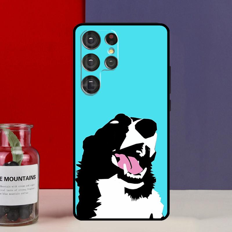 Border Collie Dog Funda Case For Samsung Galaxy S25 Ultra S9 S10 S20 S22 Plus S21 FE S23 S24 Ultra Phone Cover