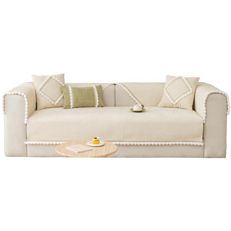 Modern And Simple Chenille Sofa Cushion Four Seasons Universal Cushion Simple Modern Non-slip Leather Sofa Cover Cloth Towel