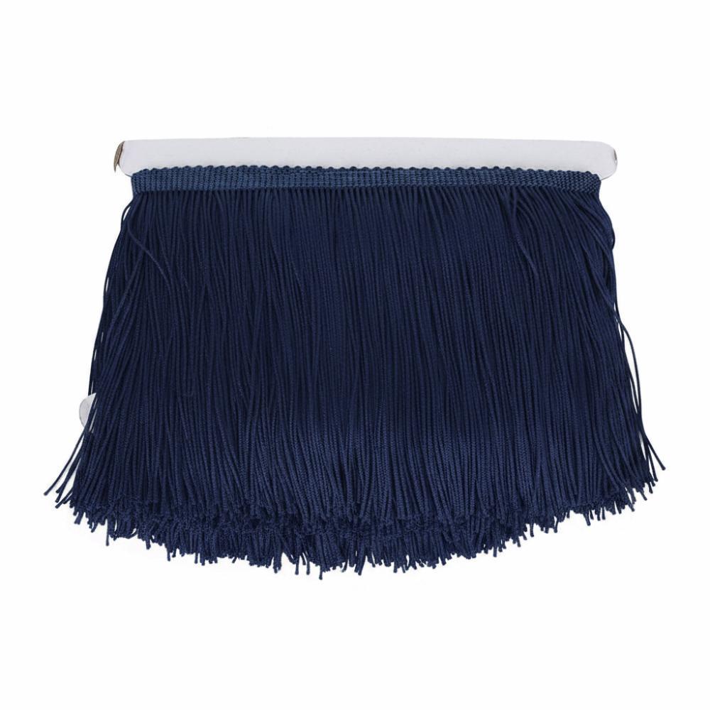 1pcs Polyester Material Polyester Lace Trim 10 Yards Long Stage Clothing Sewing Supplies темно-синий