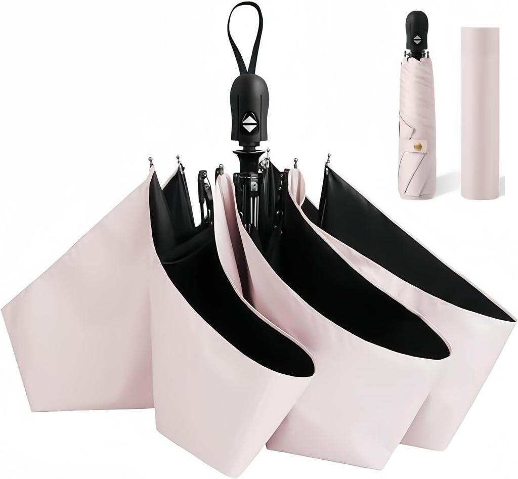 Automatic Opening and Folding UV Complete Light Heat UV Folding Windproof and Water for Both Sunny and Rainy Easy To for Men and Day by a Certified by