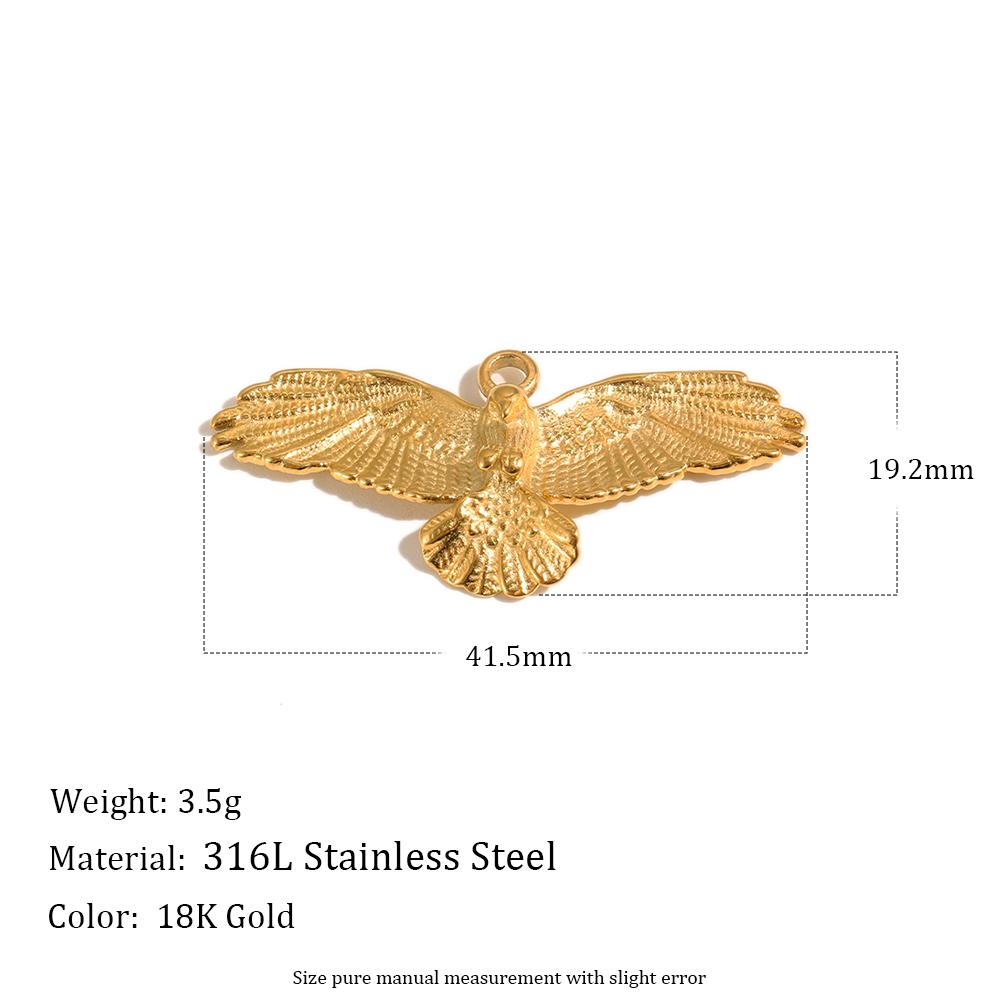 MamacitaSlay 316L Stainless Steel Vintage Geometric Charms 18K Gold Plated Waterproof Pendant Jewelry For Necklace Bracelet DIY