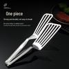Stainless Steel Multifunctional Spatula and Food Clip for Frying and Barbecue