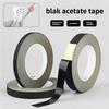 Flame Retardant High Temperature Insulating Acetate Cloth Tape For LCD Repairing Black Acetic Acid Adhesive Tape