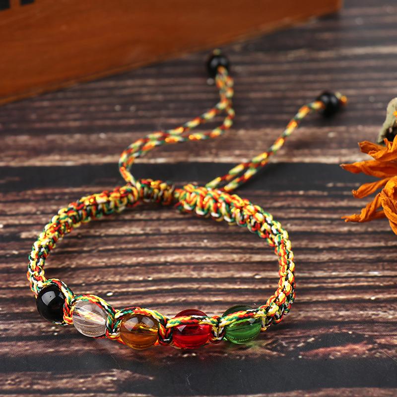 Adjustable Consecrated Feng Shui Five Elements of Nature Bracelet Lucky Wealth