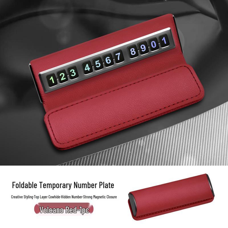 Kreatives temporäres Parkschild - Innenraum-Autoornament und Windschutzscheiben-Telefonnummernanzeige