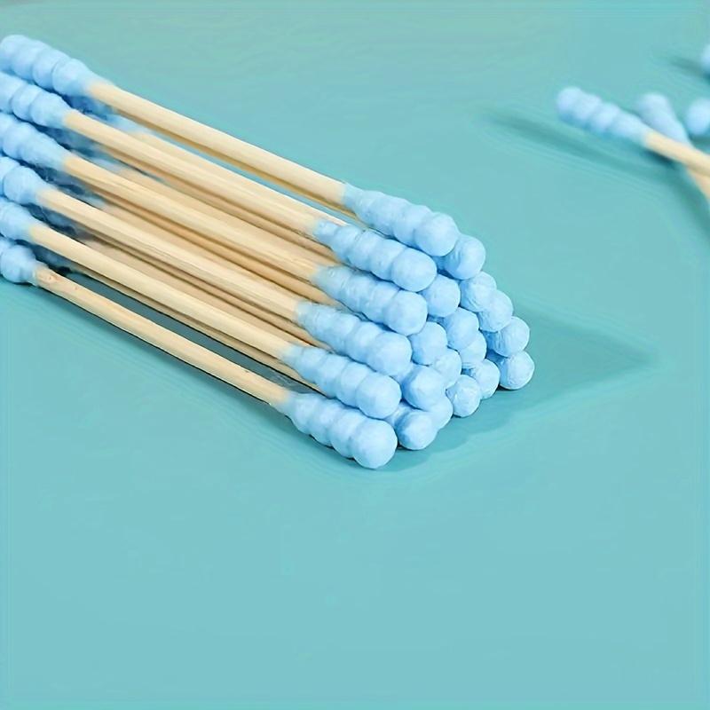 100Pcs Colored Cotton Double Head Spiral Cotton Swab,Beautiful and Easy To Use, Used for Daily Cleaning Care, and Makeup Removal