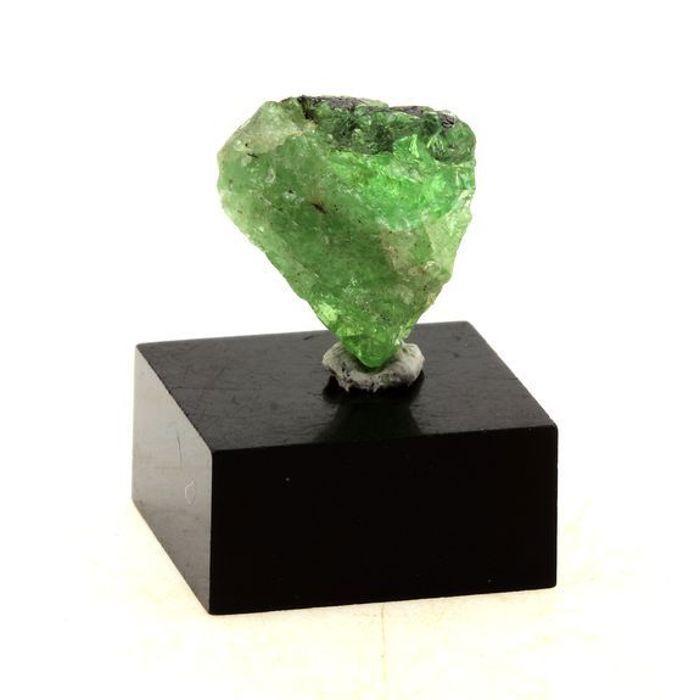 Pierres et Minéraux. Grenat Tsavorite. 11.9 ct. Manyara Region, Tanzanie.