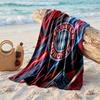 Asciugamano da Spiaggia in Microfibra con Stampa Bayern Monaco Asciugatura Rapida Assorbente Grande Asciugamano per Spiaggia Nuoto Viaggio