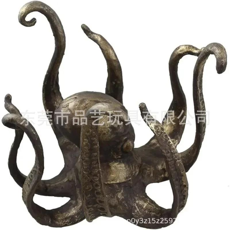 Octopus Mug Holder Tea Cup Holder Large Decorative Resin Octopus Table Topper Statue Desktop Home Decoration Dropshipping
