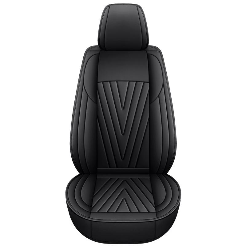 Full Car Five-Seat All-Around Car Seat Covers Suitable for All Seasons, Made of Durable and Breathable Faux Leather, Providing Protection