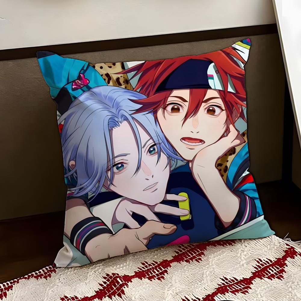 SSK8 the Infinity Anime Cushion Cover Reversible Soft Durable Pillow Cover Home Car MultiScene Use for Daily Comfort