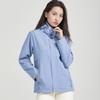 Three-in-one jacket men's waterproof, anti-fouling and warm outdoor two-piece set women's silver fox velvet travel trench coat