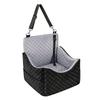 Fleece Pet Vehicle Bed For Dense Breeds Including Fastening Belt And Detachable Washable Layer
