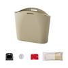 Silicone Car Trash Bag Waste Bin Garbage Can Suitable for Organized Interior, Hangable Foldable Waste Storage Accessory