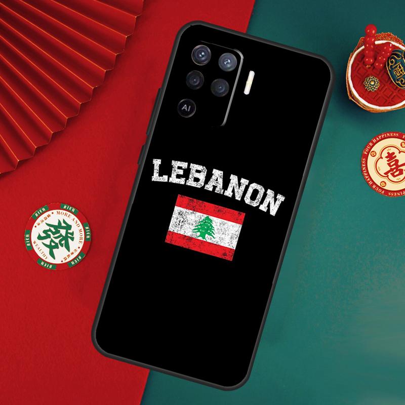 Lebanese Lebanon Flag Case For Oppo A15 A17 A57 A6 A5 Pro A54 A74 A94 A16 A76 A96 A40 A60 A80 A18 A38 A58 A78 A98