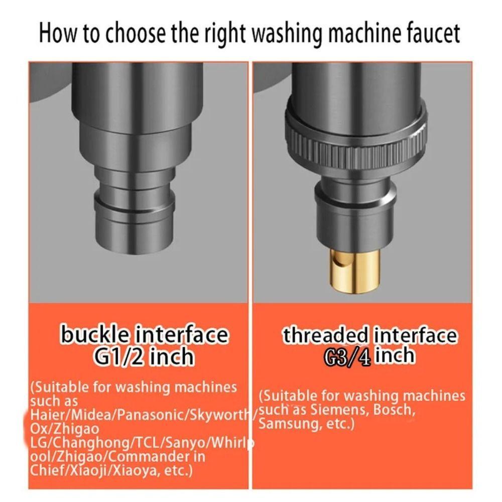 Wall Mounted Washing Machine Tap G1/2 Toilet Triangle Valve Bathroom Accessories Faucet Kitchen