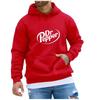 Autunno 2026 Caldi Felpe con Cappuccio Stampate Lettere Dr Pepper Moda Street Uomo Felpe in Pile Casual Unisex Top a Felpa Moda Tre