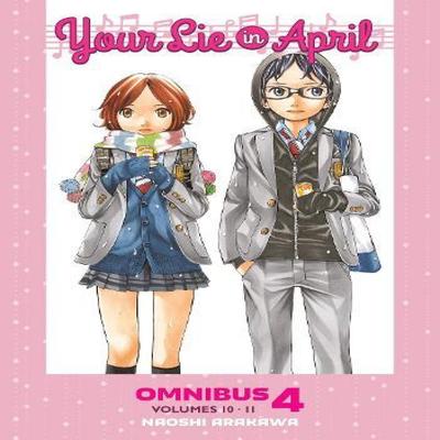 Tu Mentira en Abril Ómnibus 4 Vol. 1011 de Naoshi Arakawa Libro de Bolsillo 9798888772270